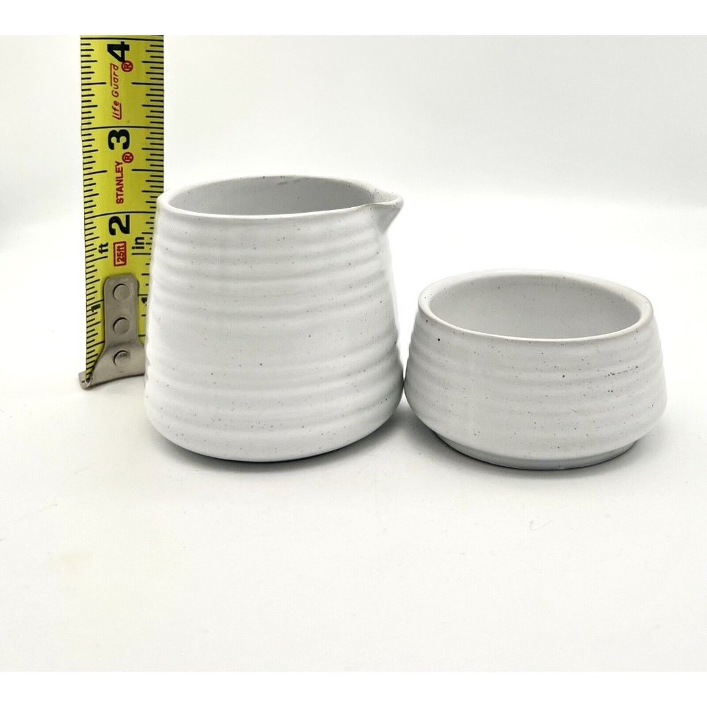 NESPRESSO ORIGINALE COFFEE CREAMER SUGAR BOWL SET #3579 - Picture 4 of 6